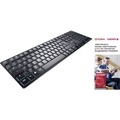 CHERRY neu Bluetooth® Tastatur Deutsch, QWERTZ Schwarz Geräuscharme Tasten, Wiederaufladbar