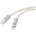 Renkforce USB-C® Kabel USB 2.0 USB-C® Stecker, USB-C® Stecker 0.50 m Weiß RF-6056874