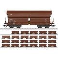 Märklin, Märklin 000730 H0 24er-Set Schwenkdachwagen Tals 968 der DB