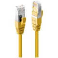 LINDY, LINDY 47868 RJ45 Netzwerkkabel, Patchkabel CAT 6a S/FTP 10.00 m Gelb 1 St.