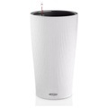 Lechuza - 3er-Set Blumenkästen mit Integriertem Bewässerungssystem Cilindro Color 23 - Weiss
