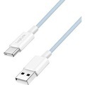 LogiLink USB-C® Kabel USB 2.0 USB-A Stecker, USB-C® Stecker 1 m Blau CU0330
