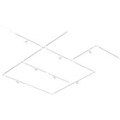 Strahler Single für Link-Schienensystem, weiß