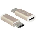 Delock USB 2.0 Adapter [1x USB-C™ Stecker - 1x USB 2.0 Buchse Micro-B] 65677