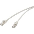 Renkforce RF-4724280 RJ45 Netzwerkkabel, Patchkabel CAT 5e F/UTP 10.00 m Grau mit Rastnasenschutz 1 St.
