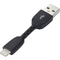 Renkforce iPad/iPhone/iPod Datenkabel/Ladekabel [1x USB 2.0 Stecker A - 1x Apple Lightning-Stecker] 0.05 m Schwarz
