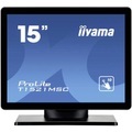 Iiyama T1521MSC-B1 Touchscreen-Monitor 38.1 cm (15 Zoll) 1024 x 768 Pixel 4:3 8 ms VGA, USB TN LED