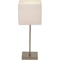 Tischlampe LED E14 40 W EEK: abhängig v. Leuchtmittel (A++ - E) Brilliant Aglae 94873/05 Weiß, Chrom (satiniert)