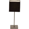 Tischlampe LED E14 40 W EEK: abhängig v. Leuchtmittel (A++ - E) Brilliant Aglae 94873/63 Charcoal, Chrom (satiniert)