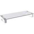 LogiLink BP0027 Monitor-Erhöhung Höhen-Bereich: 8 cm (max) Aluminium, Klar