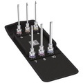 Wera Zyklop 05004210001 Innen-Sechskant Steckschlüssel-Bit-Einsatz-Set 6teilig 1/2 (12.5 mm)