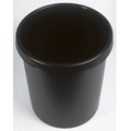 Helit, helit Kunststoff-Papierkorb Volumen 30 l, HxØ 405 x 350 mm schwarz, VE 5 Stk