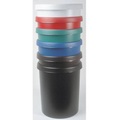Helit, helit Kunststoff-Papierkorb Volumen 45 l, HxØ 480 x 390 mm schwarz, VE 2 Stk