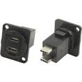 XLR Adapter USB-C™ Buchse auf USB-C™ Stecker Adapter, Einbau Cliff Inhalt: 1 St.