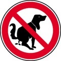 SafetyMarking, Verbotsschild Hier kein Hundeklo Aluminium (Ø) 400 mm 1 St.