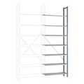 Steck-Regal PLANOFLEX Anbauausführung mit 7 Fachböden RA2186.5007 (B x H x T) 900 x 2600 x 300 mm Brillant-Blau