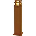 SLV Rusty quadratische LED-Wegeleuchte rostbraun