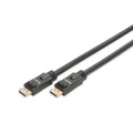Digitus, Digitus DisplayPort Anschlusskabel [1x DisplayPort Stecker - 1x DisplayPort Stecker] 20 m Schwarz