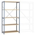 Manuflex RP1031.5021 Fachbodenregal-Grundmodul 120 kg (B x H x T) 970 x 2000 x 1000 mm Stahl pulverbeschichtet