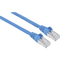 Intellinet RJ45 Netzwerk Anschlusskabel CAT 6a S/FTP 20 m Blau Folienschirm, Geflechtschirm, Halogenfrei