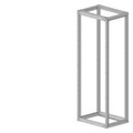 Siemens 8MF1084-2GS40 Gerüst (L x B x H) 400 x 800 x 2000 mm Stahl Lichtgrau 1 St.