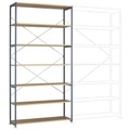 Manuflex RP1643.5007 Fachbodenregal-Grundmodul 120 kg (B x H x T) 1470 x 3000 x 600 mm Stahl pulverbeschichtet