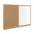 Pinnwand MX141472319 Braun, Weiß Kork, Stahl 120 cm x 90 cm