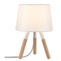 Tischlampe LED E27 20 W EEK: abhängig v. Leuchtmittel (A++ - E) Paulmann Neordic Berit 79646 Weiß, Holz