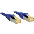 LINDY, LINDY RJ45 Netzwerk Anschlusskabel CAT 6a (Rohkabel CAT 7) S/FTP 5 m Blau mit Rastnasenschutz