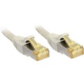 LINDY, LINDY RJ45 Netzwerk Anschlusskabel CAT 6a (Rohkabel CAT 7) S/FTP 30 m Grau mit Rastnasenschutz