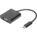 Digitus, Digitus USB / VGA Adapter [1x USB-C™ Stecker - 1x VGA-Buchse] Schwarz