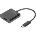 Digitus USB / HDMI Adapter [1x USB-C™ Stecker - 1x HDMI-Buchse] Schwarz