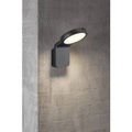 Effiziente LED-Außenwandleuchte Marina schwarz