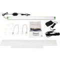 Venso E503 100 GrowLight Duo Aufzuchtslampe mit Stativ LED fest eingebaut 22 W Neutral-Weiß Schwarz, Aluminium