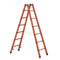 ZARGES 41261 Kunststoff Stufen-Doppelleiter klappbar 7.5 kg
