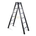 ZARGES Schwerlast-Stehleiter beidseitig begehbar 2 x 6 Sprossen