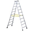 ZARGES 42470 Aluminium Stufen-Stehleiter klappbar 21.5 kg