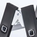 ZARGES Schwerlast-Stehleiter beidseitig begehbar 2 x 5 Sprossen
