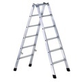 ZARGES 42466 Aluminium Stufen-Stehleiter klappbar 12.4 kg