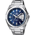 Casio, Casio Quarz Armbanduhr EF-129D-2AVEF (L x B x H) 49 x 44.8 x 10.4 mm Edelstahl Gehäusematerial=Edelstahl Material