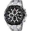 Casio Chronograph Armbanduhr EF-539D-1AVEF (L x B x H) 53.5 x 48.5 x 11.5 mm Silber, Schwarz Gehäusematerial=Edelstahl