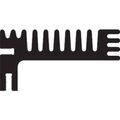 Fischer Elektronik SK 96 84 SA Kühlkörper 3.8 K/W (L x B x H) 84 x 55 x 28 mm TO-220, TOP-3