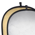 Walimex, walimex 2in1 Falthintergrund silber/gold - 145x200cm