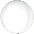 Heitronic, Gartenleuchte Kugel EEK: abhängig v. Leuchtmittel (A++ - E) LED, Energiesparlampe E27 15 W Heitronic Mundan 35952 Weiß