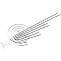 HellermannTyton 111-01552 MST700S Kabelbinder 700 mm Silber mit Kugelverschluss, Hitzestabilisiert 1 St.