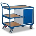 VARIOfit SW-600.603 Tisch- und Schrankwagen Stahl pulverbeschichtet Traglast (max.): 250 kg Enzianblau (RAL 5010)