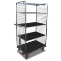 VARIOfit SW-520.100 Kommissionierwagen Stahl galvanisch verzinkt Traglast (max.): 400 kg Verzinkt