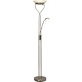 Brilliant Ollie G93036/31 LED-Deckenfluter mit Leselampe 18 W Warm-Weiß EEK: LED (A++ - E) Messing