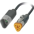 Phoenix Contact, Phoenix Contact 1415004 Sensor-/Aktor-Steckverbinder, konfektioniert Stecker, gerade, Buchse, gerade 0.60 m Polzahl: 3 1