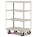 Manuflex TT4163.7016 Regalwagen Stahl pulverbeschichtet Traglast (max.): 500 kg Anthrazit